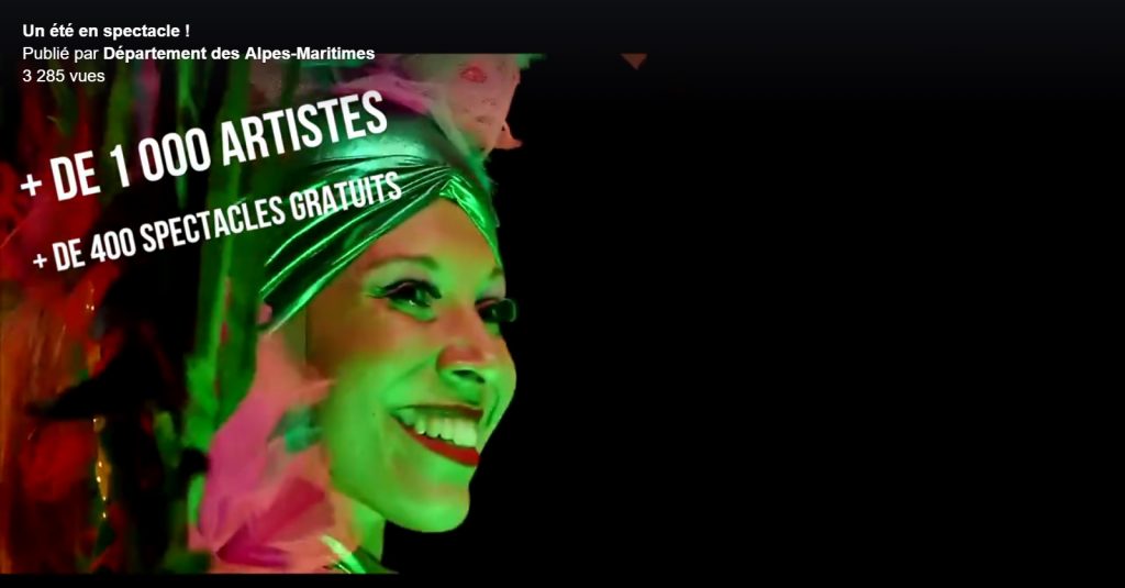 Acompáñenos este verano, como todos los años, avec notre spectacle TROPICALIA !!! Fiesta y Color Latino...!!!! SOIRÉES ESTIVALES DU CONSEIL DÉPARTEMENTALE DES ALPES-MARITIMES 